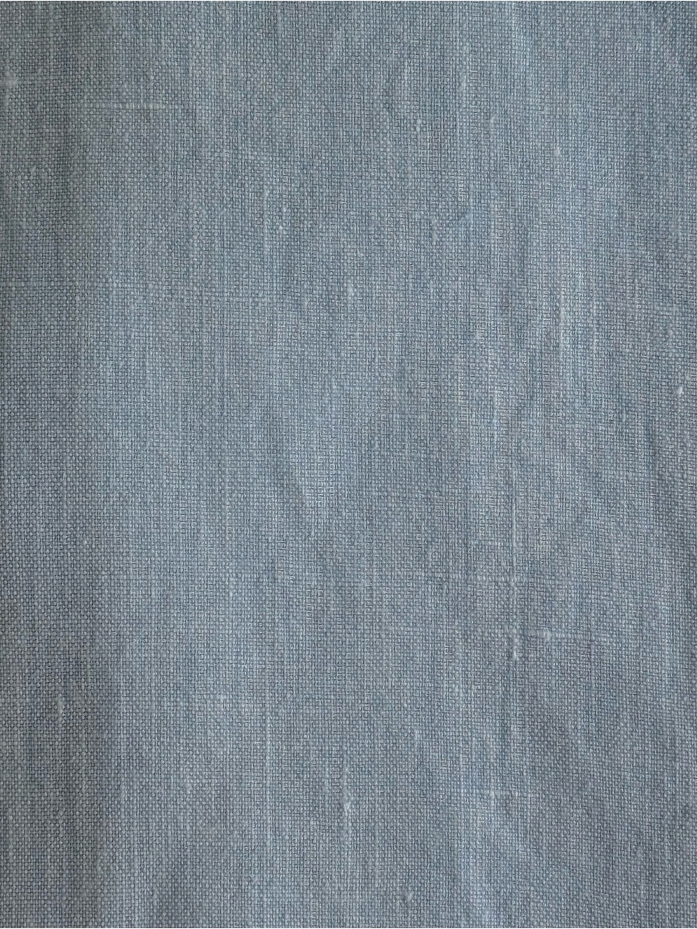 Fanm Mon Nif Linen Mini Dress XS Blue Floral Embroidered Resort Euro Summer - Picture 13 of 13